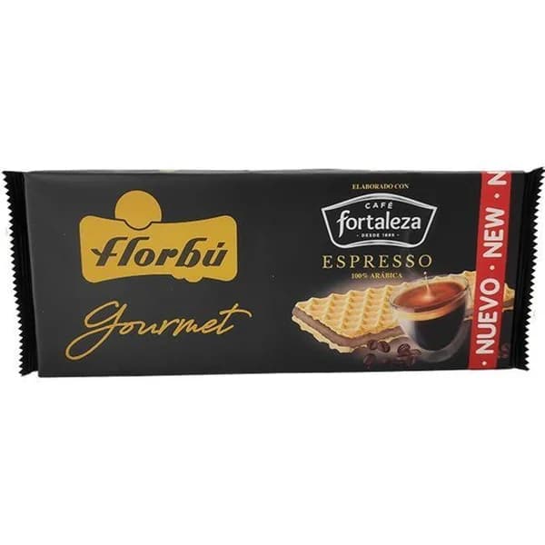 Barquillo café gourmet FLORBÚ FORTALEZA, paquete 150 g - 1 ud - Imagen del producto en Findit