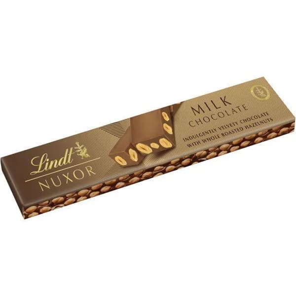 Turrón de leche nuxor LINDT, tableta 200 g - 1 ud - Imagen del producto en Findit