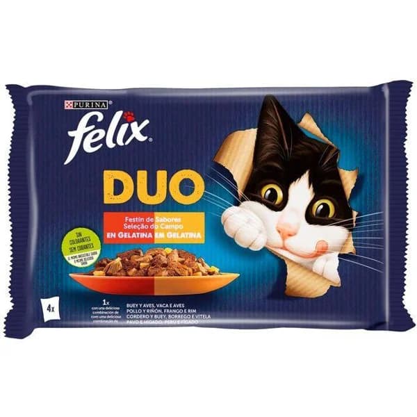 Duo Festin de sabores FELIX FANTASTIC, pack 4x85 g - 1 ud - Imagen del producto en Findit