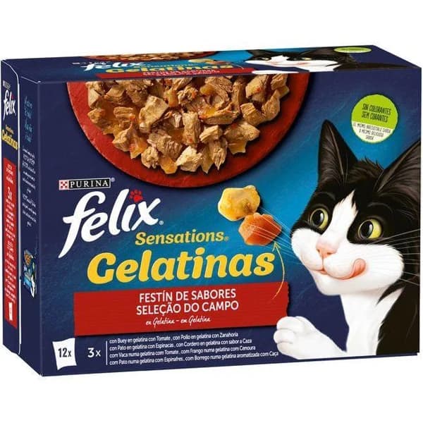 Gelatinas carnes FELIX SENSATIONS, pack 12x85 g - 1 ud - Imagen del producto en Findit