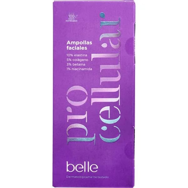 Ampollas colágeno+elastina ProCellular BELLE, caja 7 uds - 1 ud - Imagen del producto en Findit