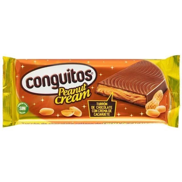 Turrón conguitos de peanut cream LACASA, tableta 250 g - 1 ud - Imagen del producto en Findit