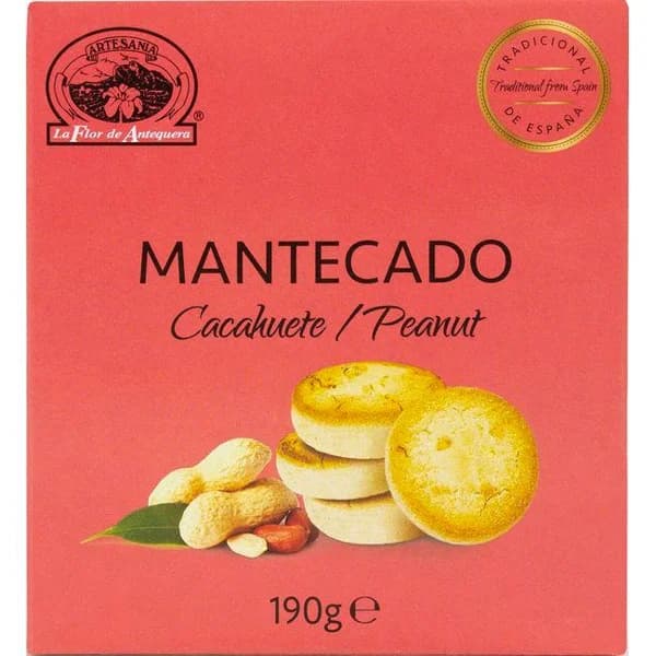 Mantecado 5% cacahuete SANCHO MELERO, caja 190 g - 1 ud - Imagen del producto en Findit