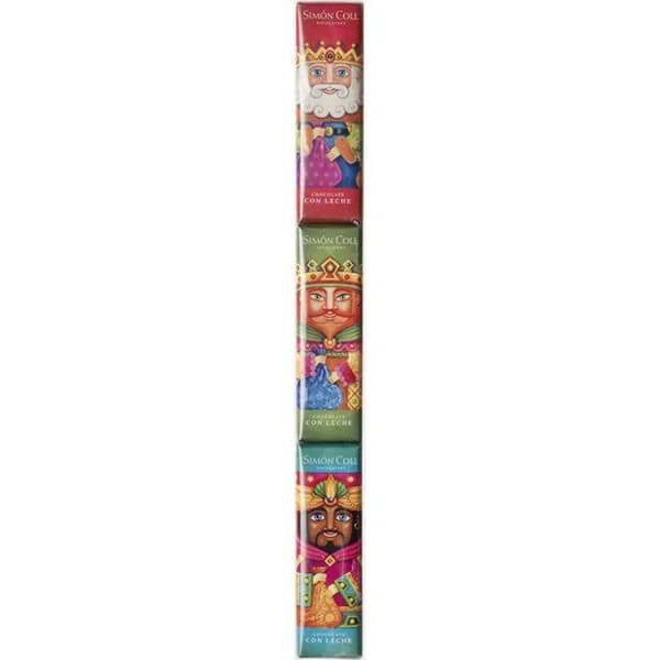 Chocolatina de Reyes Magos SIMON COLL, pack 3x18 g - 1 ud - Imagen del producto en Findit