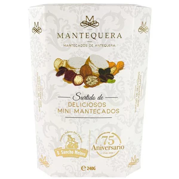 Surtido mini de mantecados MANTEQUERA, caja 240 g - 1 ud - Imagen del producto en Findit
