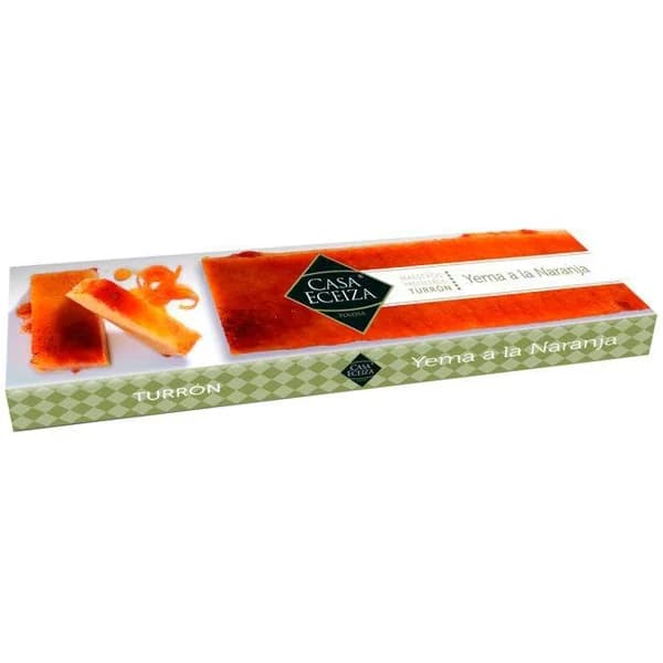 Turrón de yema a la naranja CASA ECEIZA, caja 300 g - 1 ud - Imagen del producto en Findit