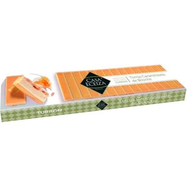 Turrón de torrija caramelizada CASA ECEIZA, caja 300 g - 1 ud - Imagen del producto en Findit