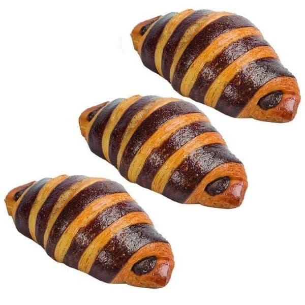 Croissant duo cacao EROSKI, 3 uds, bandeja 225 g - 1 ud - Imagen del producto en Findit