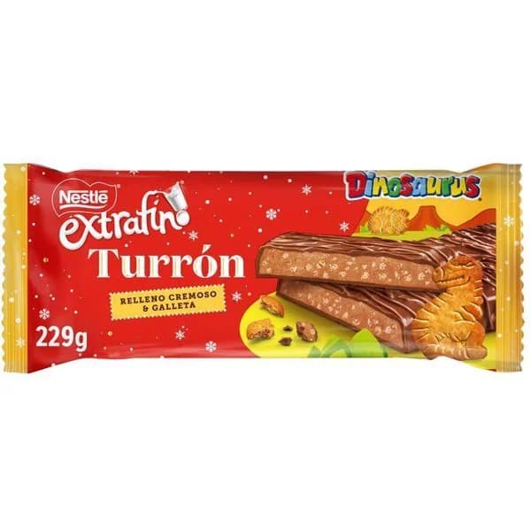 Turrón Dinosaurus extrafino NESTLÉ, tableta 229 g - 1 ud - Imagen del producto en Findit