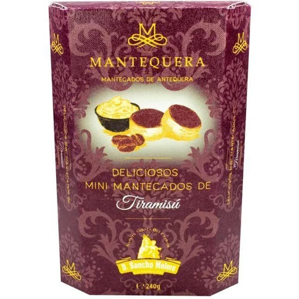 Mini mantecado de tiramisú MANTEQUERA, caja 240 g - 1 ud - Imagen del producto en Findit