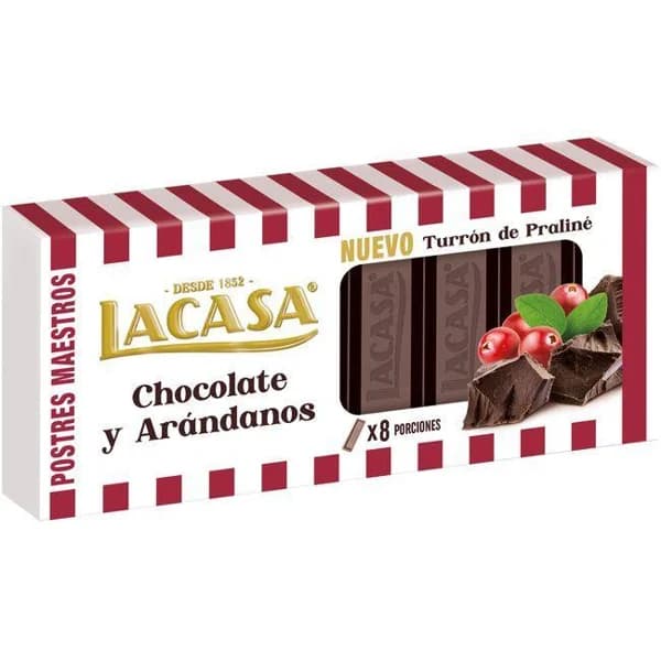 Turrón de arándanos LACASA, caja 225 g - 1 ud - Imagen del producto en Findit