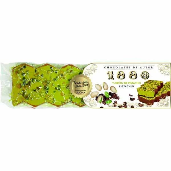Turrón de pistacho 1880, tableta 200 g - 1 ud - Imagen del producto en Findit