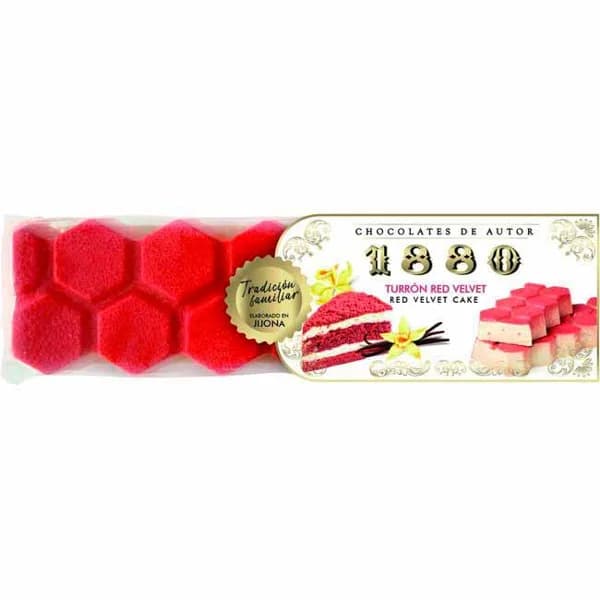 Turrón red velvet 1880, tableta 200 g - 1 ud - Imagen del producto en Findit