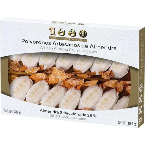 Polvorones artesanos 1880, caja 310 g - 1 ud - Imagen del producto en Findit