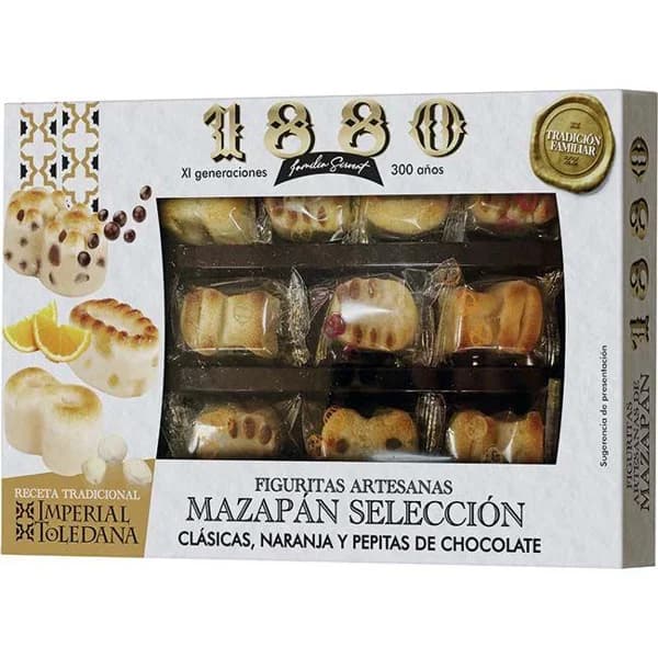 Figuritas artesanas de mazapán selección 1880, caja 205 g - 1 ud - Imagen del producto en Findit