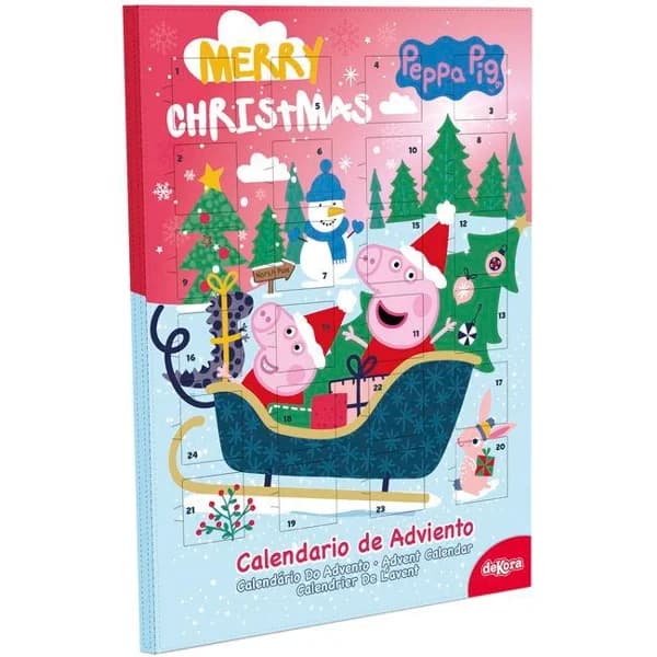 Calendario de Adviento Peppa Pig DEKORA, 1 ud, caja 50 g - 1 ud - Imagen del producto en Findit