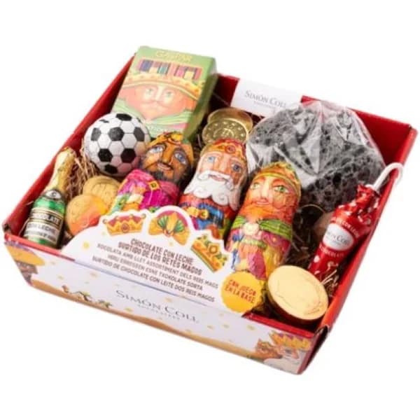 Cesta Reyes Magos SIMON COLL, bandeja 105 g - 1 ud - Imagen del producto en Findit