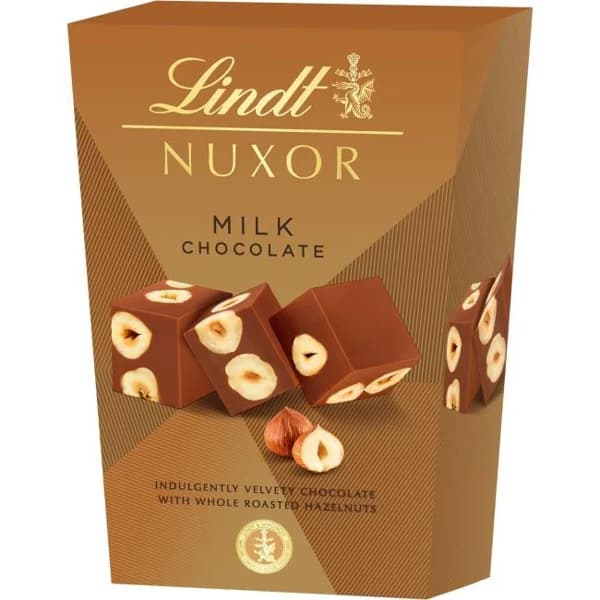 Bombón de leche LINDT NUXOR CORNET, caja 150 g - 1 ud - Imagen del producto en Findit