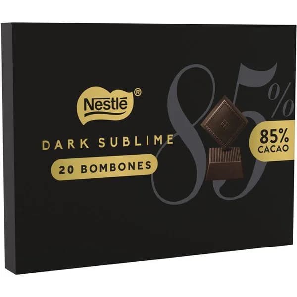 Bombones 85% cacao NESTLÉ DARK SUBLIME, caja 144 g - 1 ud - Imagen del producto en Findit