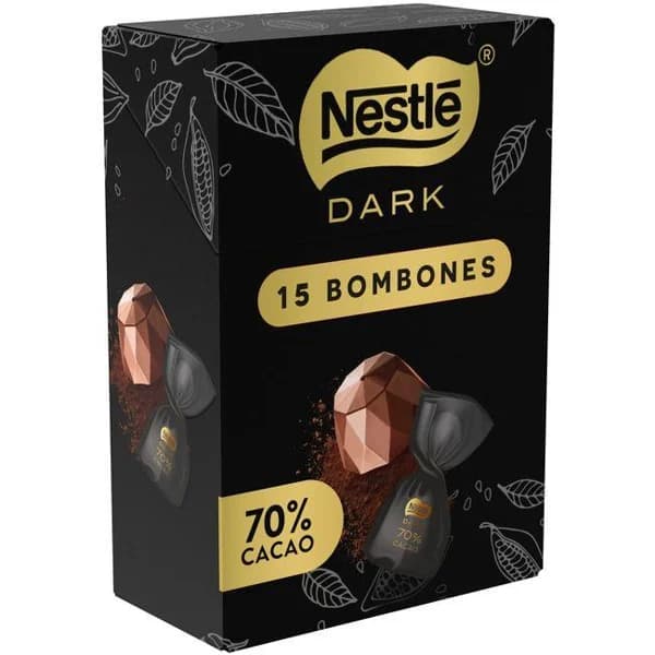 Bombones Dark 70% NESTLÉ, caja 142 g - 1 ud - Imagen del producto en Findit