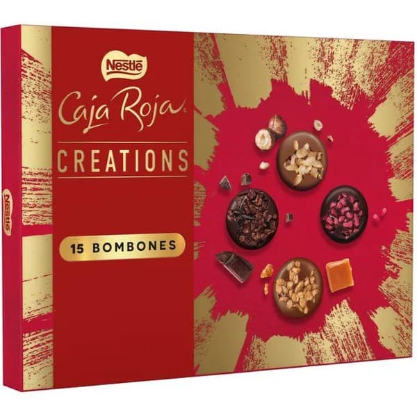 Bombones CAJA ROJA CREATION, caja 186 g - 1 ud - Imagen del producto en Findit