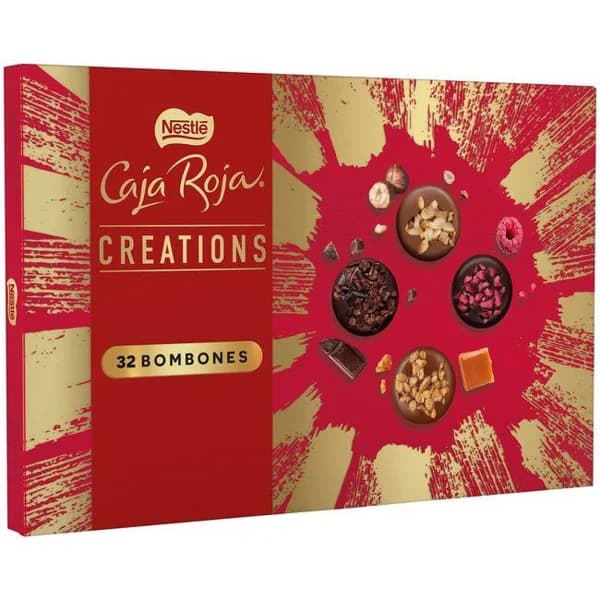 Bombones CAJA ROJA CREATION, caja 398 g - 1 ud - Imagen del producto en Findit