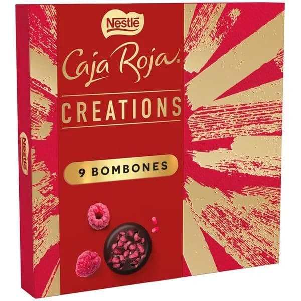 Bombones de frambuesa CAJA ROJA CREATION, caja 109 g - 1 ud - Imagen del producto en Findit