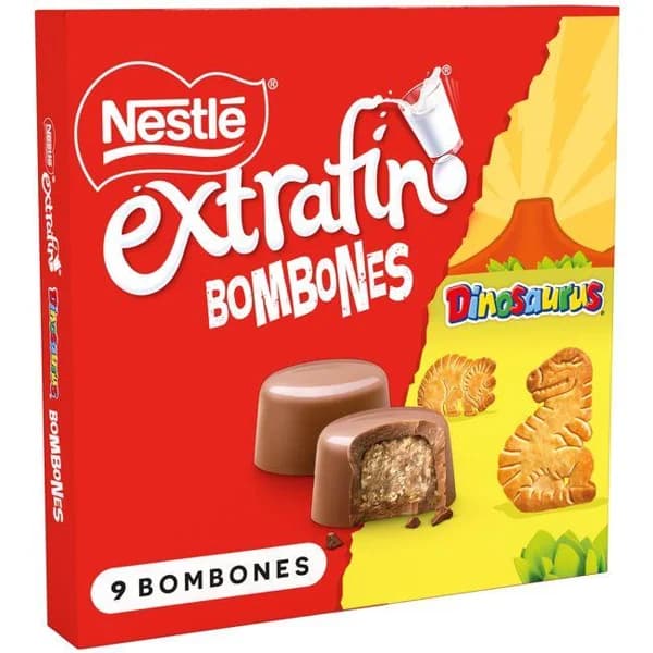 Bombones extrafinos Dinosaurus NESTLÉ, caja 116 g - 1 ud - Imagen del producto en Findit