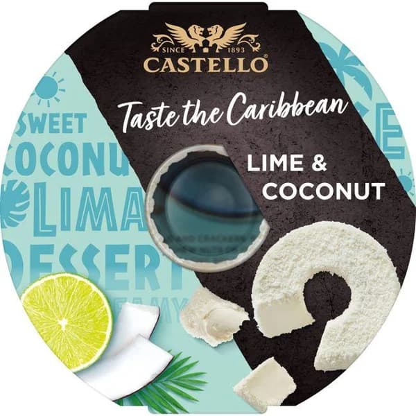 Queso cremoso con coco y lima CASTELLO, tarrina 125 g - 1 ud - Imagen del producto en Findit