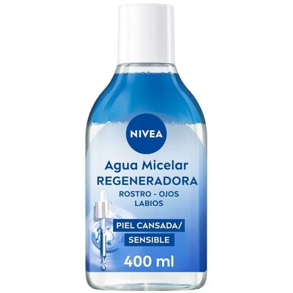 Agua micelar regeneradora 5% sérum pantenol NIVEA, bote 400 ml - 1 ud - Imagen del producto en Findit