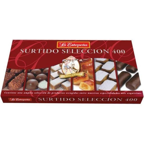 Surtido Selección LA ESTEPEÑA, caja 400 g - 1 ud - Imagen del producto en Findit