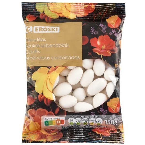 Peladillas EROSKI, bolsa 150 g - 1 ud - Imagen del producto en Findit