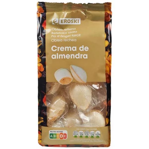 Almendras rellenas EROSKI, bolsa 150 g - 1 ud - Imagen del producto en Findit