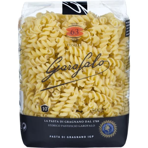 Pasta Fusilli - 0.5 kg - Imagen del producto en Findit