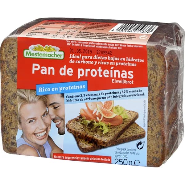 Pan de Proteinas Aleman - 0.25 kg - Imagen del producto en Findit