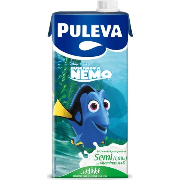 Leche Semidesntada Ligera 1% m.g.Disney - 1 l - Imagen del producto en Findit