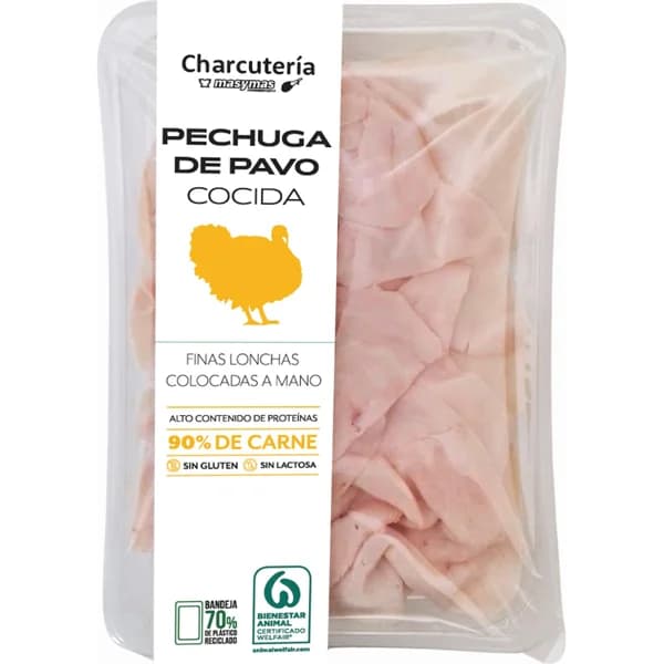 Pechuga de Pavo Finas Lonchas - 0.1 kg - Imagen del producto en Findit