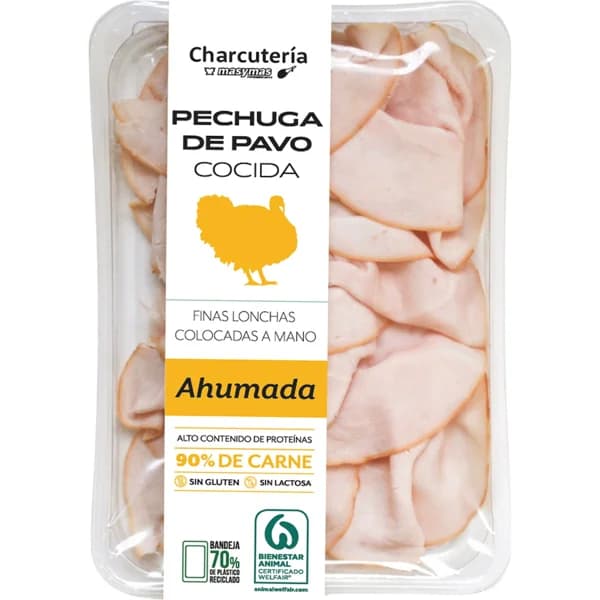 Pechuga de Pavo Ahumada Finas Lonchas - 0.1 kg - Imagen del producto en Findit
