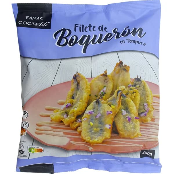 Filetes Boqueron en Tempura Congelado - 0.4 kg - Imagen del producto en Findit