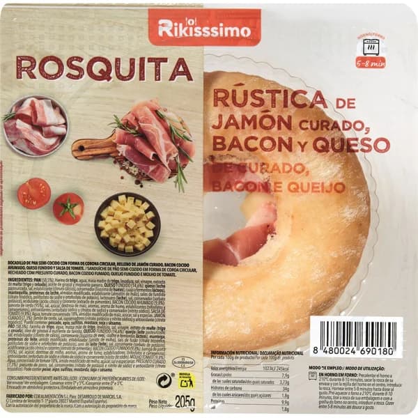 Rosquita Rustica Serrana - 1 ud - Imagen del producto en Findit