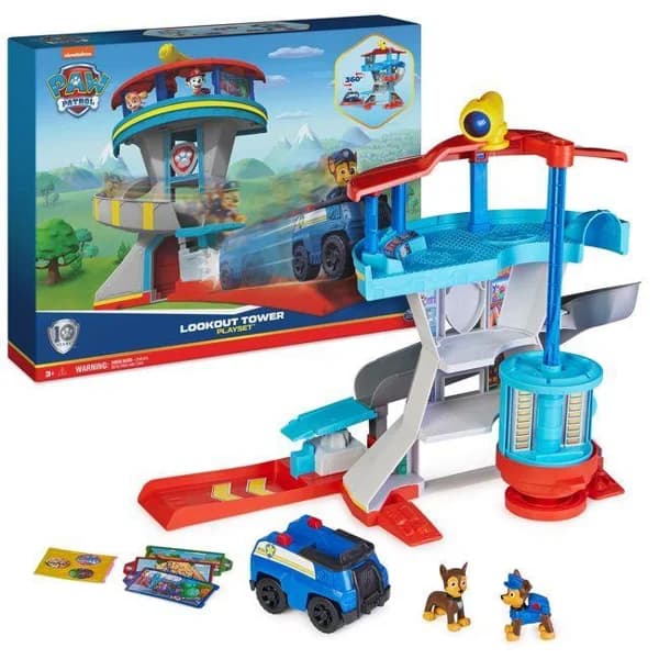 Lookout Tower Playset con lanzador de coches, edad rec: +3 años PAW PATROL - 1 ud - Imagen del producto en Findit