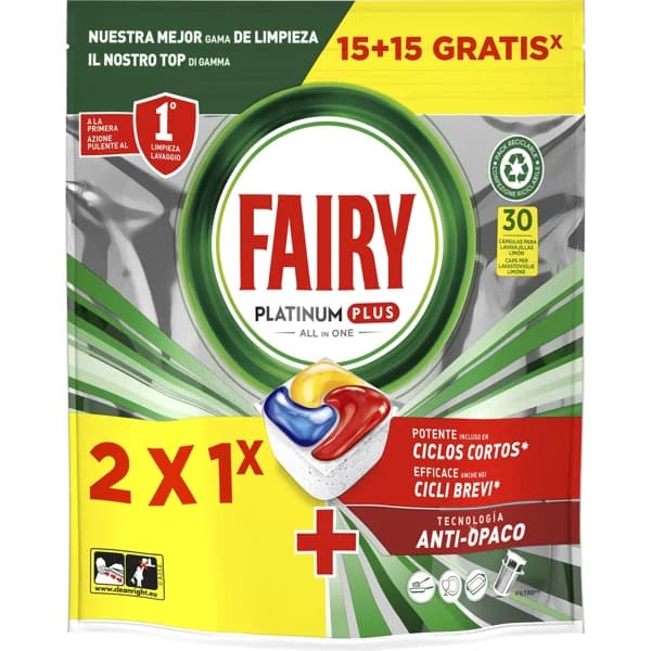 Lavavajillas Máquina Platinum Plus 15U. - 0.29 kg - Imagen del producto en Findit