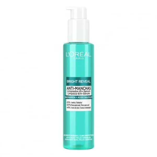 Limpiador en sérum anti-manchas con niacinamida y ácido salicílico Bright Reveal L'Oréal Paris 150 ml. - 0.15 l - Imagen del producto en Findit