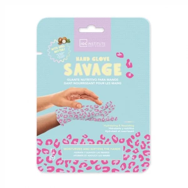 Guante nutritivo hidratante para manos con manteca de karité Savage IDC Institute 1 ud. - 1 ud - Imagen del producto en Findit