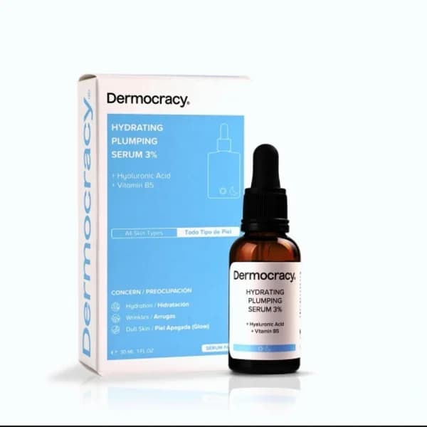 Serum facial hydrating plumping + A. hialurónico+VitB5 Dermocracy 30 ml. - 0 l - Imagen del producto en Findit