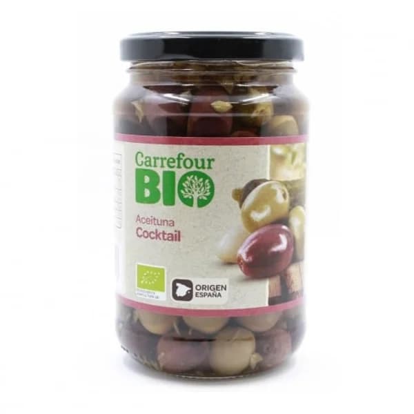 Aceituna cocktail ecológica Carrefour Bio 200 g. - 1 ud - Imagen del producto en Findit