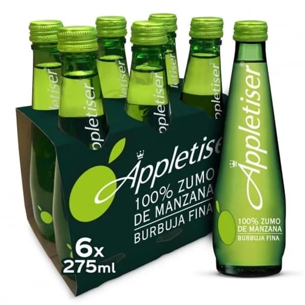 Zumo de manzana Appletiser pacl de 6 botellas de 27,5 cl. - 0.28 l - Imagen del producto en Findit