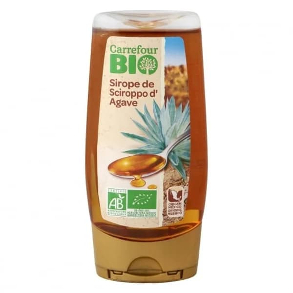 Sirope de agave ecológico Carrefour Bio 250 ml. - 0.25 l - Imagen del producto en Findit