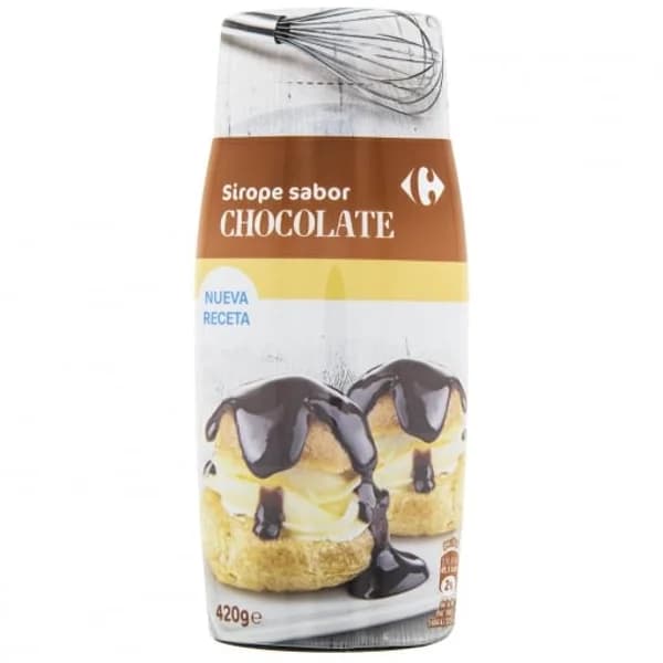 Sirope de chocolate Carrefour Original sin gluten 420 g. - 0.28 kg - Imagen del producto en Findit