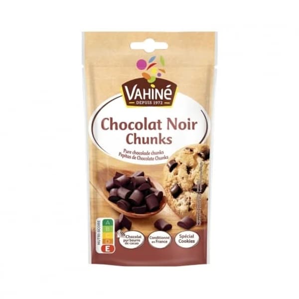 Trozos de chocolate negro Vahiné doy pack 100 g. - 0.1 kg - Imagen del producto en Findit
